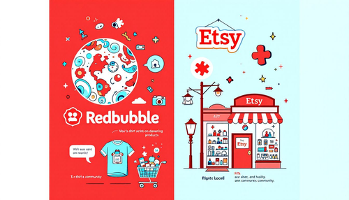 Redbubble vs Etsy: Best Platform for Artists in 2025