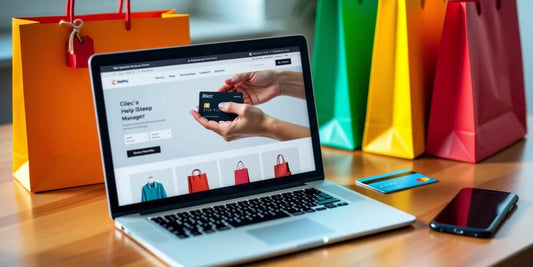 Online store interface with shopping items depicting e-commerce 101.